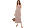Varley вязаное платье Albane Knit Dress в полоску
