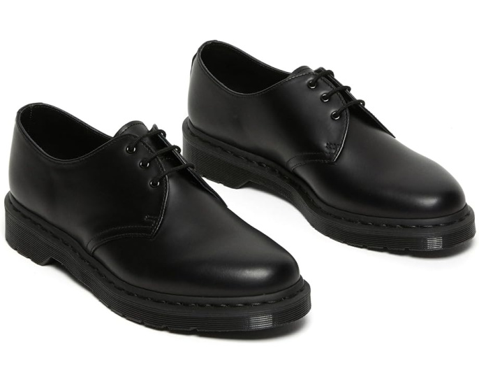 Оксфорды Dr. Martens 1461 3-Tie с классическим силуэтом и амортизирующей подошвой