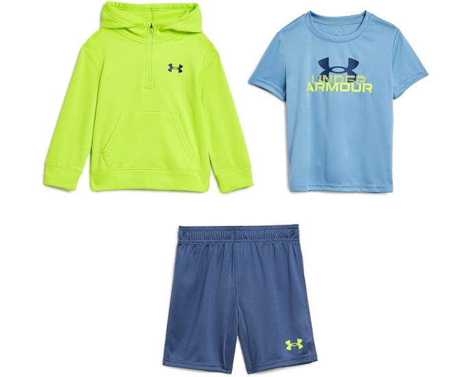 Детский комплект Under Armour из худи шорт и футболки три предмета