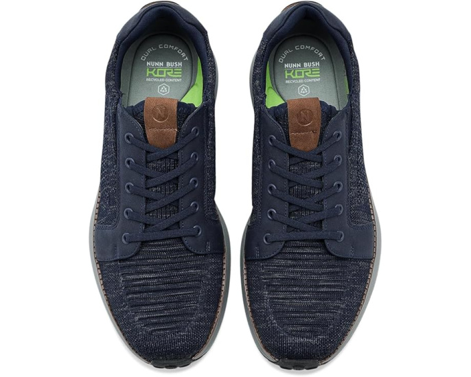 Оксфорды Nunn Bush Kore Swift Knit Lace To Toe на шнуровке с технологией Dual Comfort