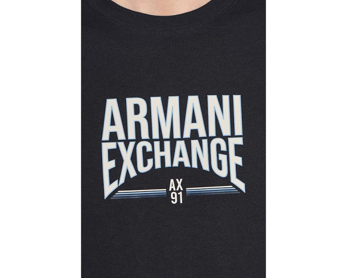 Футболка Armani Exchange с принтом 91 из хлопкового джерси
