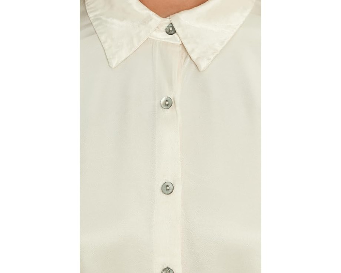 Рубашка Michael Stars Devin Dolman Button Up с длинными рукавами и асимметричным подолом