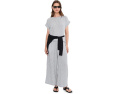 Топ Eileen Fisher из полосатого органического хлопка с круглым вырезом