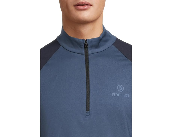 Футболка Bogner Fire + Ice Berkan из быстросохнущей ткани с молнией