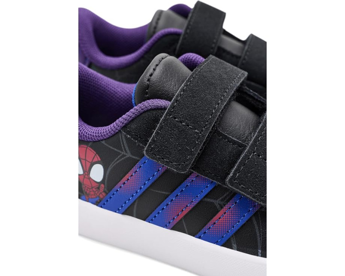 Adidas Marvel VL Court 3.0 кроссовки на липучках для детей