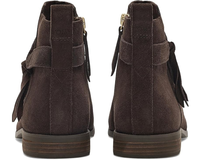 Ботинки TOMS Stacey с бахромой и замшевые