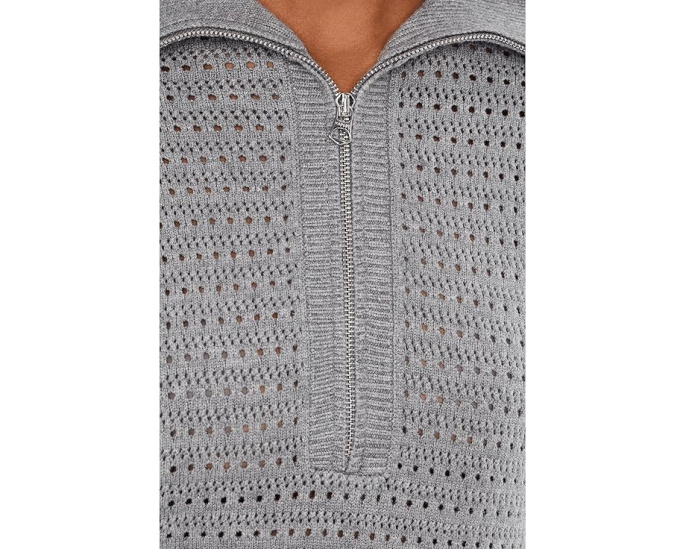 Вязаный полузастегнутый свитер Varley Darla 1/2 Zip Knit
