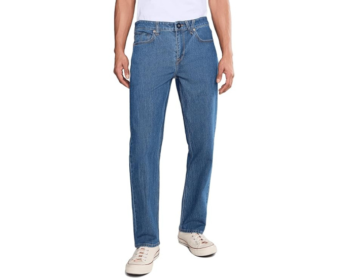 Джинсы Volcom Solver Denim с зауженным кроем и дополнительным внутренним карманом
