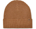 Шапка UGG Waffle Cuff Hat с вафельной вязкой и кожаным логотипом