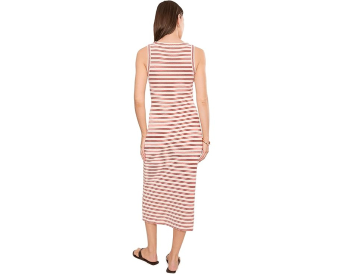 Платье миди Madewell Bloom Texture Tank с полоской