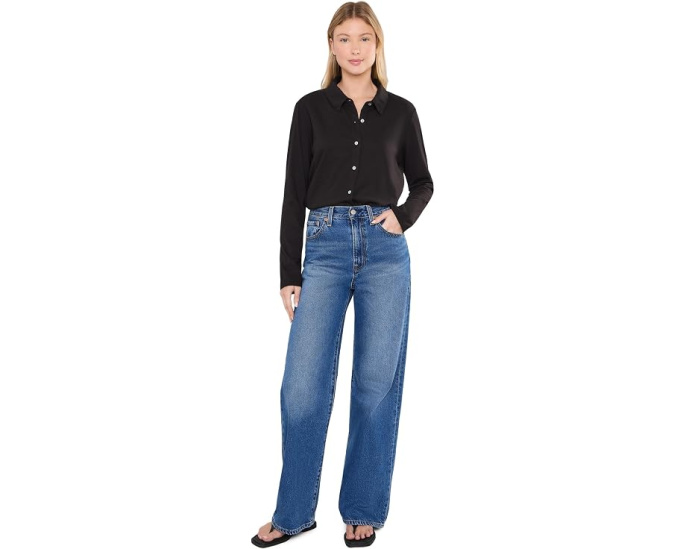 Джемпер Lola Jersey Button-down Michael Stars на пуговицах