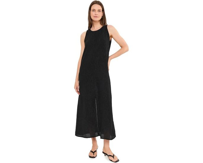 Платье макси Woven Plisse Maxi Dress от Eileen Fisher с текстурой плиссе
