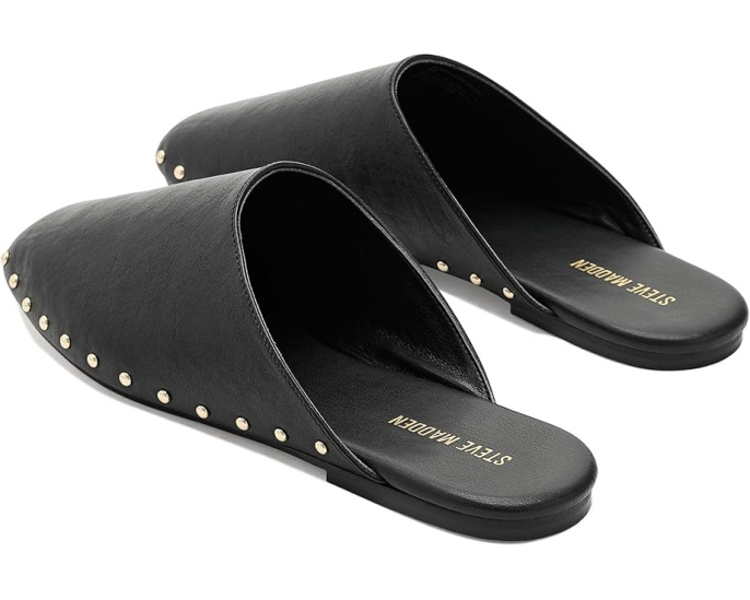 Лоферы Steve Madden Pearson из черной кожи