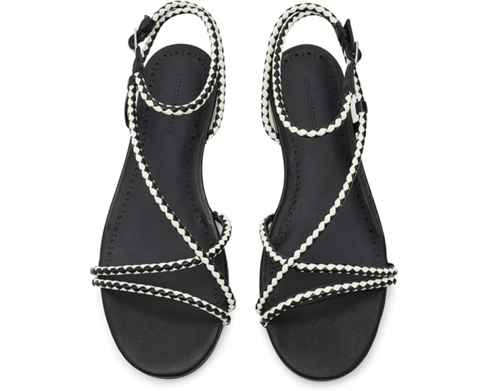Сандалии Ayla плетеные с ремешком на щиколотке Rebecca Minkoff