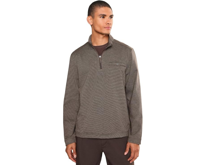 Джемпер Johnston & Murphy Birdseye 1/4 Zip на молнии