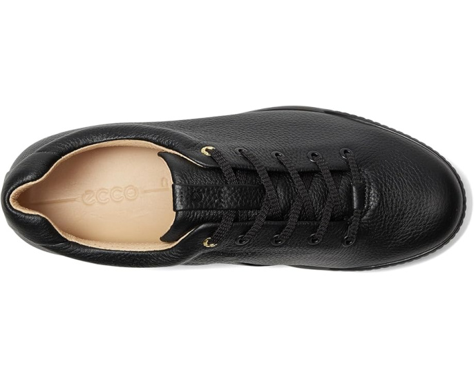 Водонепроницаемые гольф-кроссовки ECCO Golf Street Retro Hybrid с кожаным верхом
