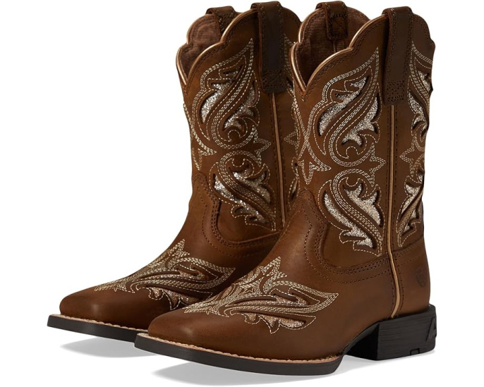 Ariat Детские сапоги Round Up Bliss с блестящим дизайном