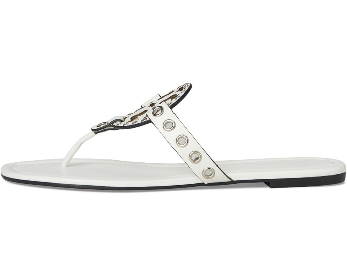 Босоножки Miller Eyelet Sandal Tory Burch с металлическими вставками