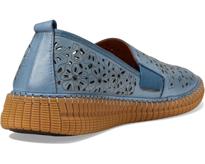 Кроссовки Spring Step Jookin из кожи с лазерной перфорацией
