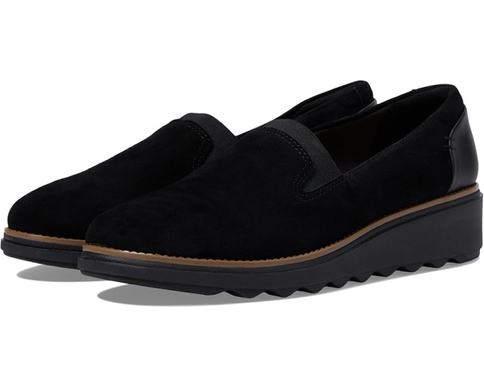 Мокасины Clarks Sharon Dolly без шнуровки с технологией Cushion Soft