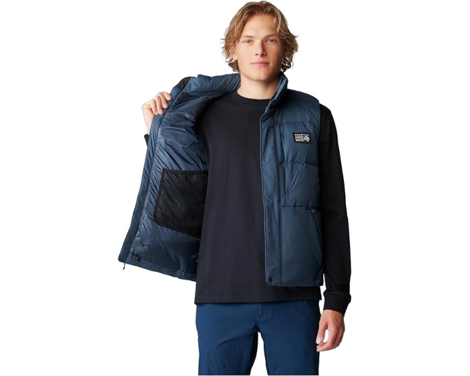 Mountain Hardwear Nevadan Down Vest с карманами для напитков