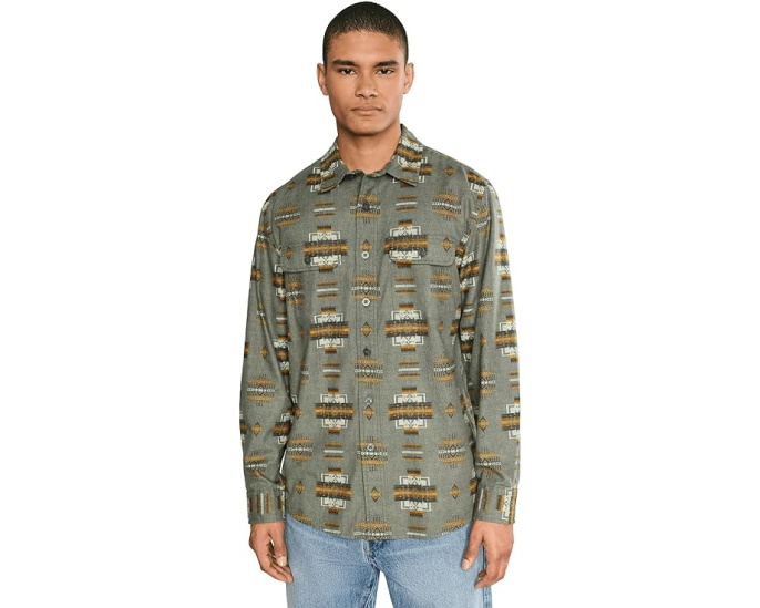 Рубашка Pendleton Tanner Twill с длинным рукавом и накладными карманами