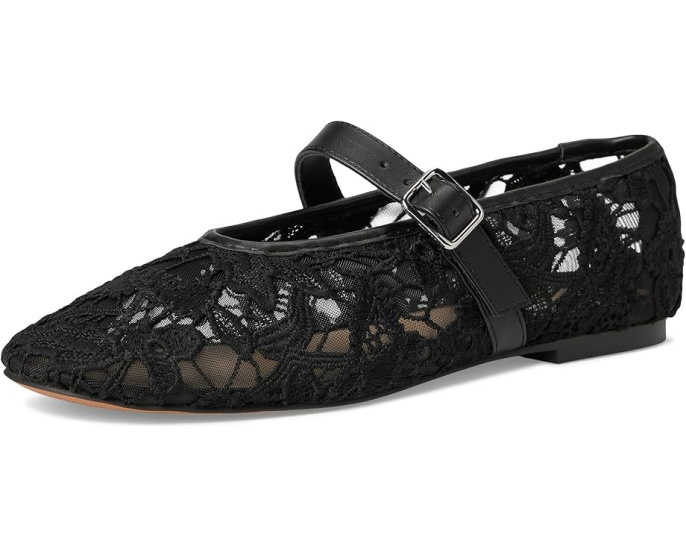 Балетки Dreaming с сетчатым верхом и ремешком на щиколотке Steve Madden