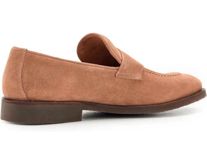 Замшевые лоферы Peter Millar Madison Penny с миндалевидным носком