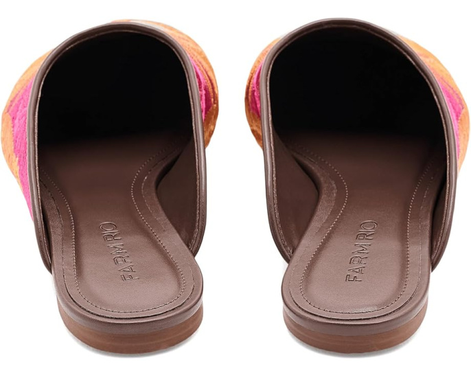 Мюли Raffia Icons Flat от FARM Rio