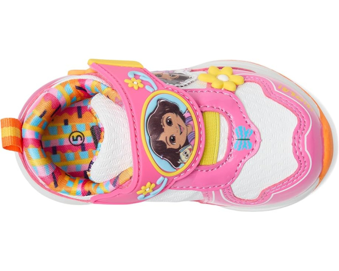 Кроссовки Ground Up Dora The Explorer со светящейся подошвой для малышей