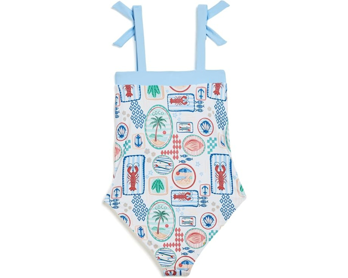 Купальник Ocean Bow One-Piece Swim от Janie and Jack с бантами