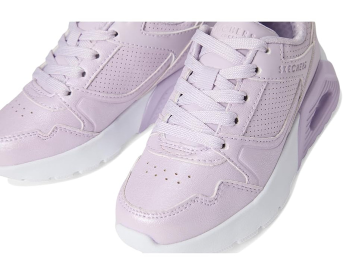Детские кроссовки Skechers Uno Lite 2.0 с блестящим верхом и памятью формы