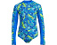 Детский купальник Nike Kids Doodle Logo с длинным рукавом и молнией спереди