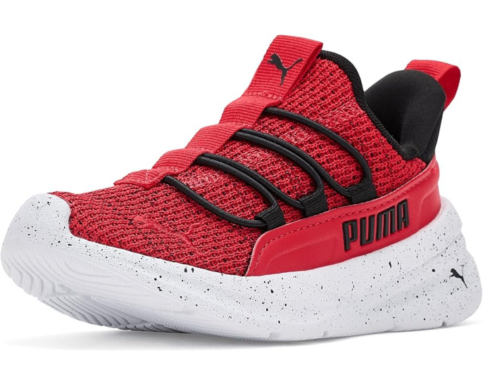 PUMA Kids Мокасины Softride One4All с эластичной посадкой и петлей на пятке