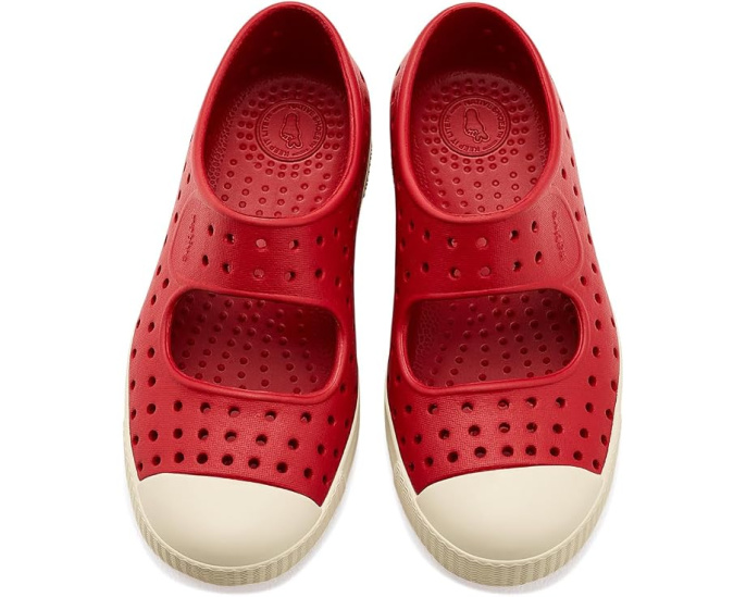 Детские туфли Native Shoes Jefferson Juniper с перфорацией для дыхания и круглым носком