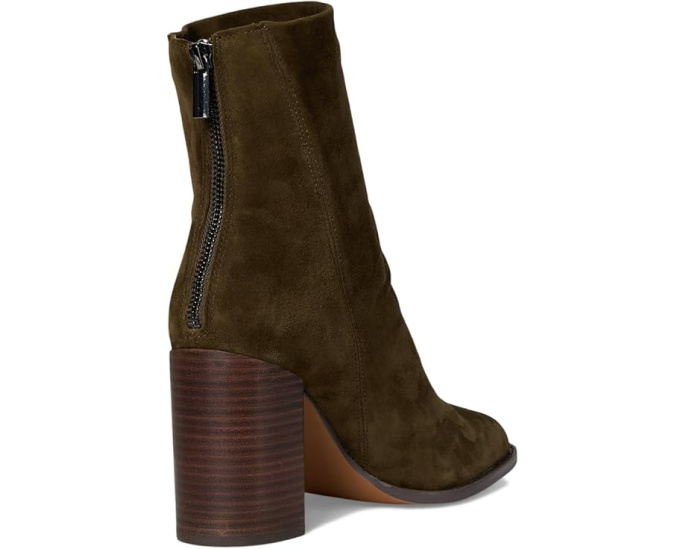 Ботинки Steve Madden Obsession на квадратном каблуке с замком молнией и верхом из замши