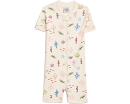Детский слип HannaJams Print Shortie Sleeper на молнии из органического хлопка