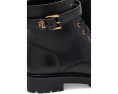 Allyson Calfskin Logo-Keeper Booties