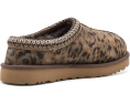 Домашние тапочки UGG Tasman с леопардовым принтом и мехом
