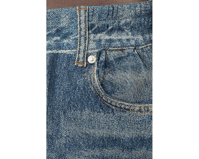 Шорты AllSaints Asher Terry из махровой ткани синие