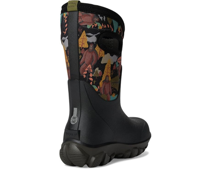 Детские сапоги Bogs Kids Classic Seamless с принтом Yeti и водонепроницаемым верхом