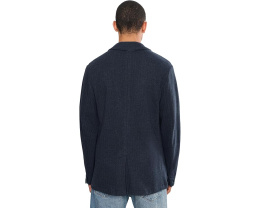 Твидовый блейзер Faherty Inlet Knit Tweed из органического хлопка