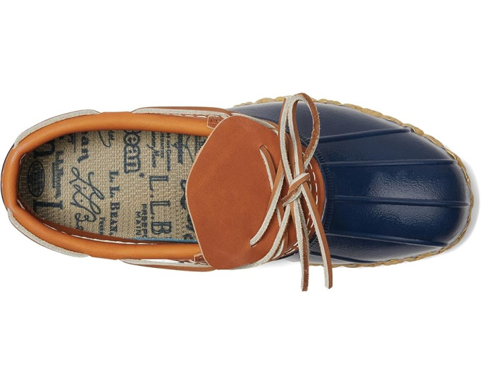 L.L.Bean Rubber Moc с мокасиновым носком и низким каблуком
