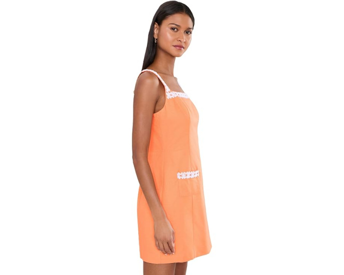 Lilly Pulitzer Комбинезон Isleen Skirted Rompers с юбкой и кружевом