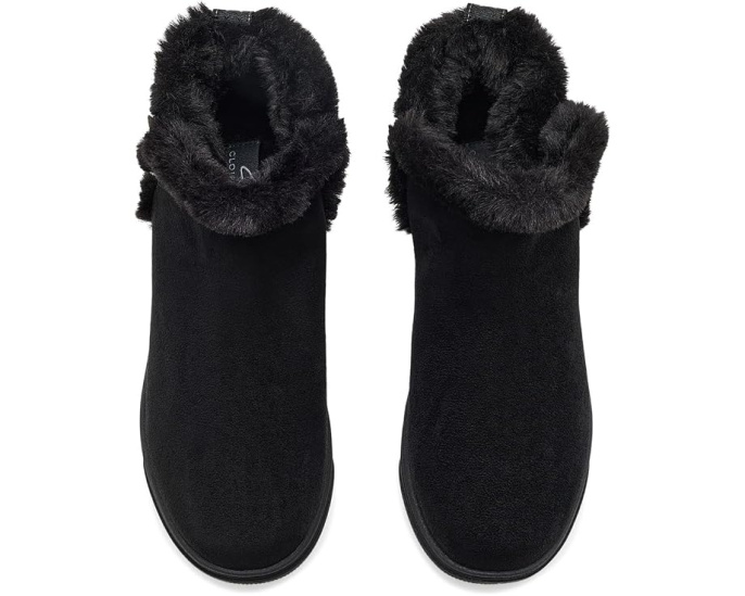 Ботинки Clarks Breeze Pearl с меховой отделкой