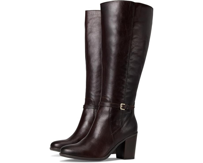 Ботинки Naturalizer Kalina Wide Calf с широким голенищем и ремешком