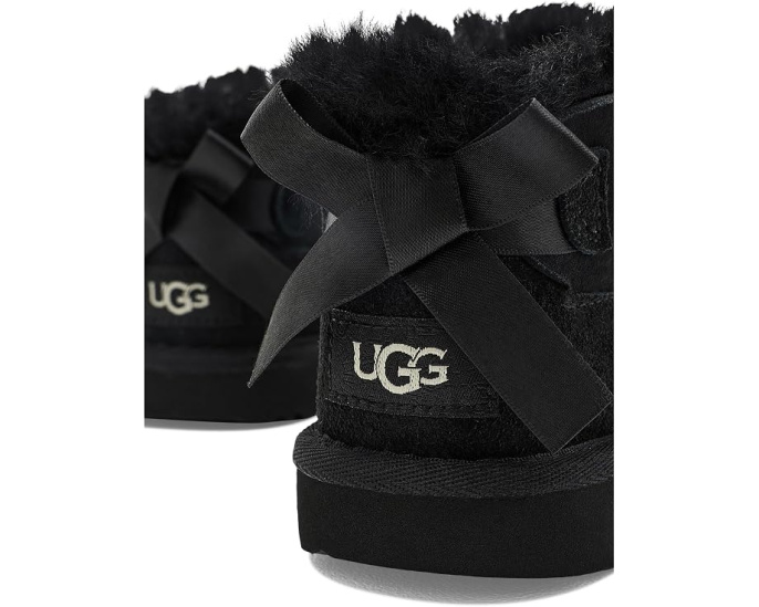 Детские угги UGG Ultra Mini Bailey Bow Black
