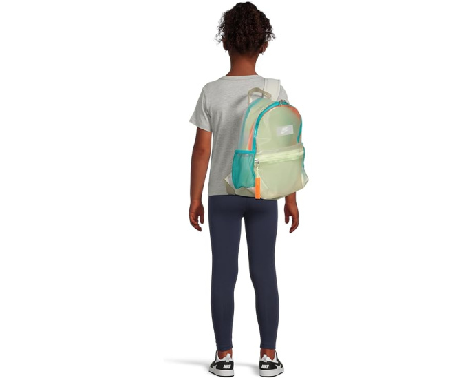 Мини-рюкзак Nike Kids Brasilia Just Do It объемом 11 литров с прозрачными элементами
