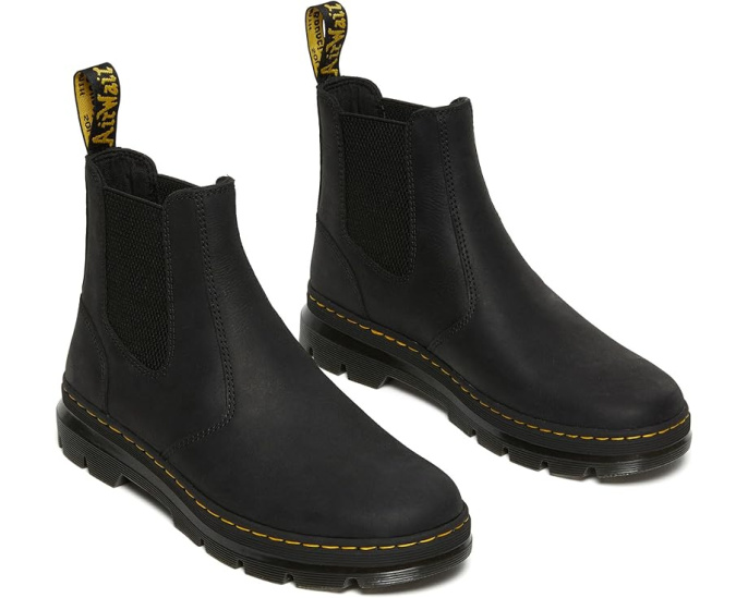 Челси Dr. Martens Embury с прочной кожей и выраженным протектором