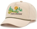 Кепка Twill Rope Cap Topo Designs с золотистым оттенком